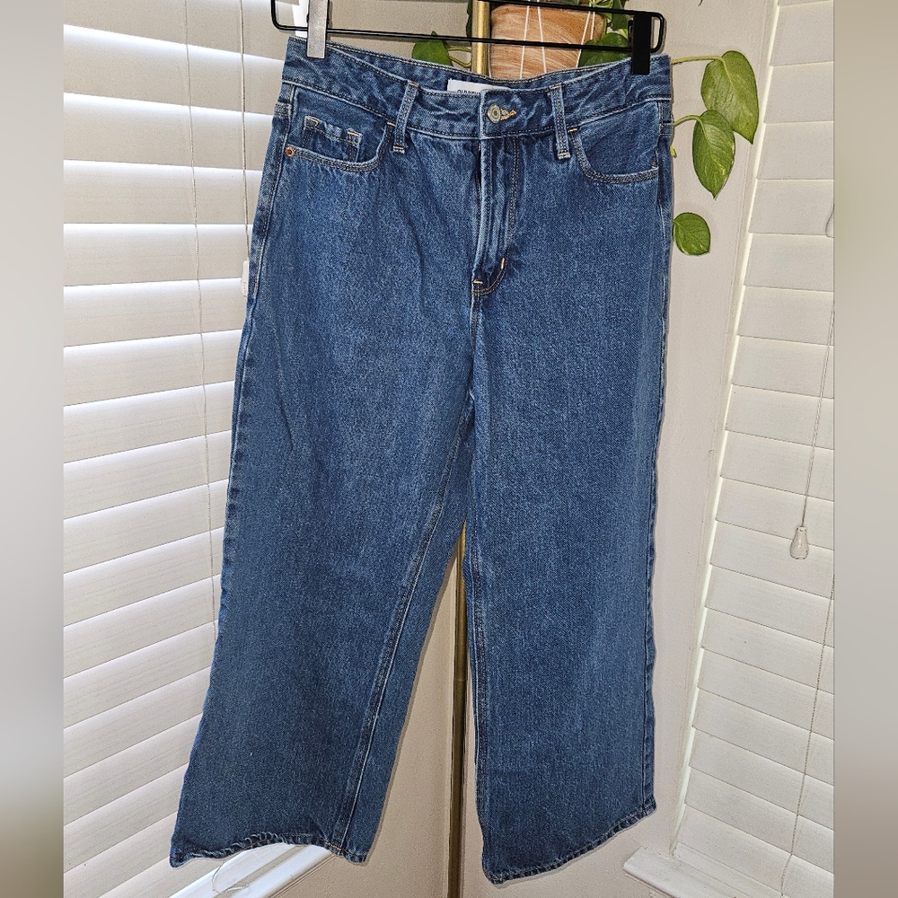 Old Navy Women's Blue Wide Leg